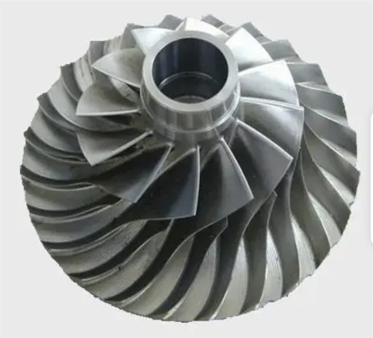 High Speed Motor Fan 3 4 5 Axis Cnc Machining Service Oem Aluminum Impeller Turbo Compressor Impeller Parts
